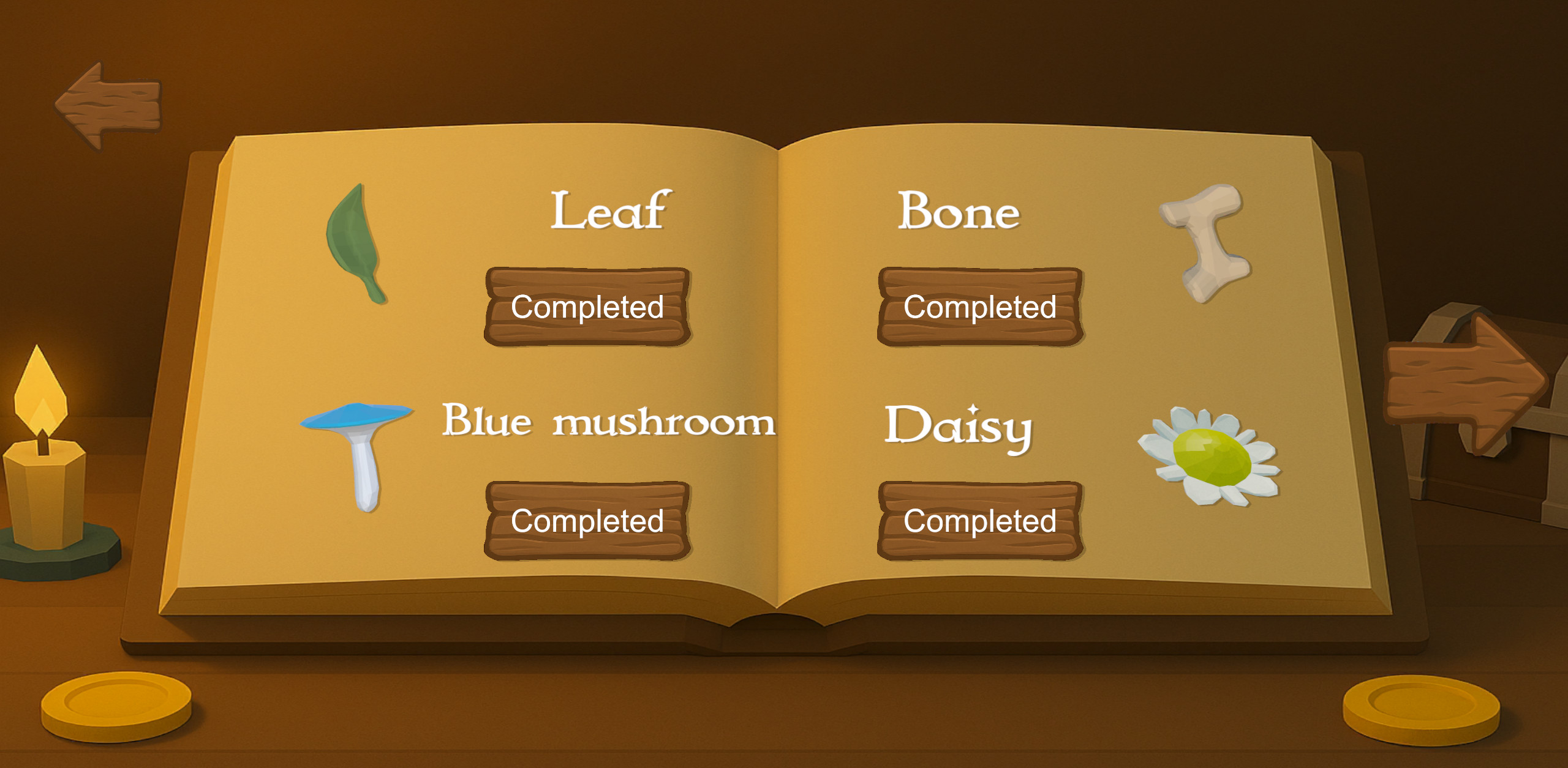 Ugly Witch - Overview of the levels