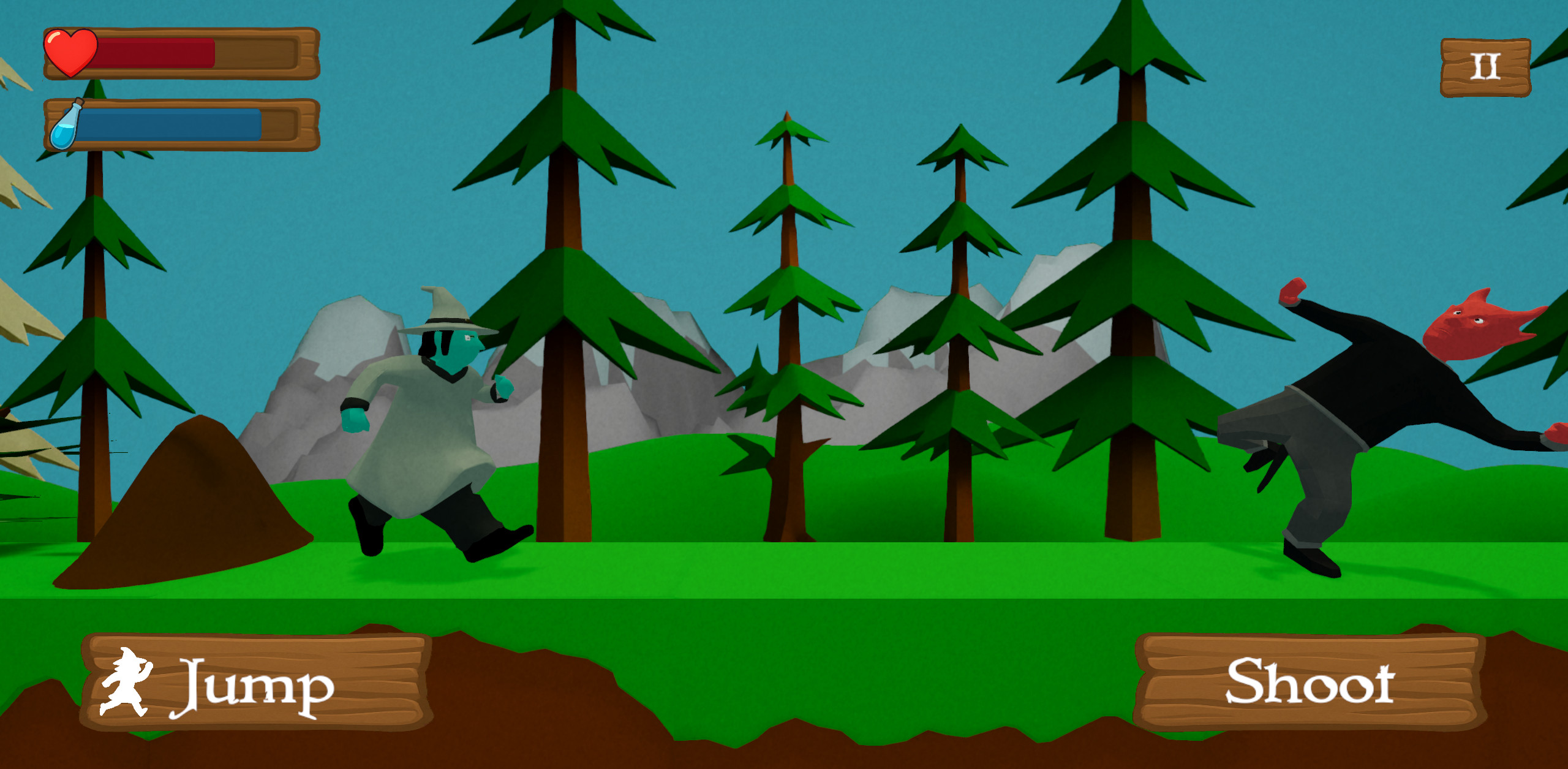 Ugly Witch - Example of the level