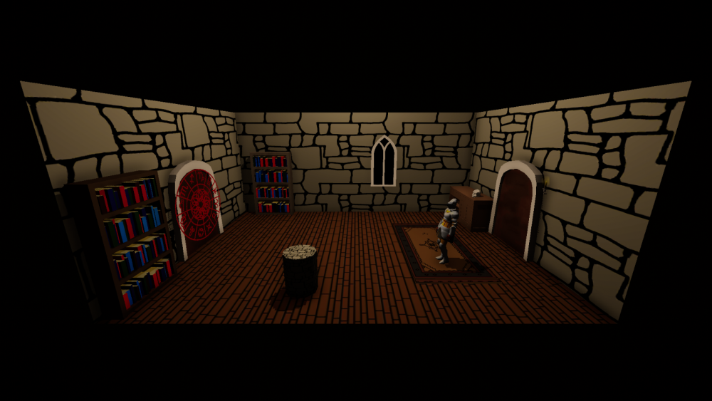 Zendri's Castle - Door blocked by magic